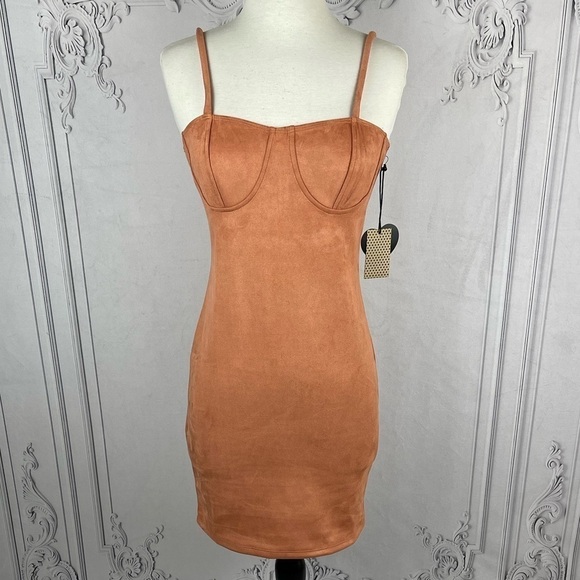Autum Spice Slim Fit Mini Dress - Picture 2 of 5
